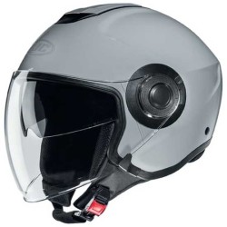 CASCO JET HJC I40N VELU BLANCO / ROJO / VERDE