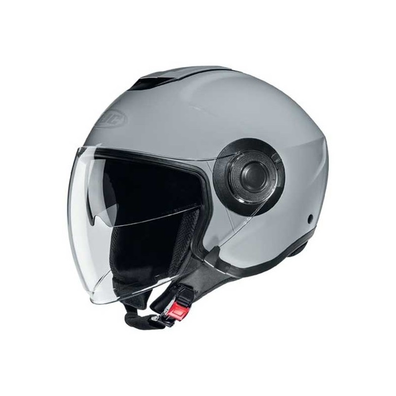 CASCO JET HJC I40N VELU BLANCO / ROJO / VERDE