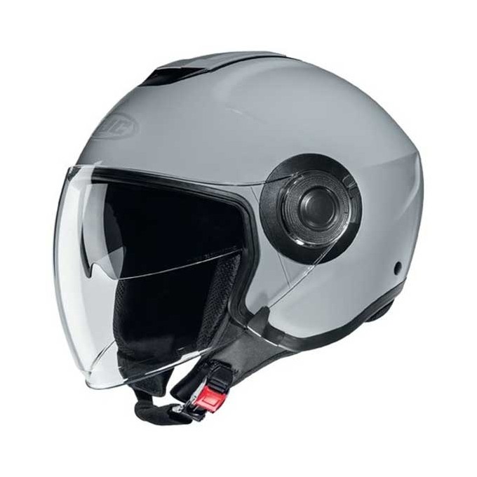 CASCO JET HJC I40N VELU BLANCO / ROJO / VERDE