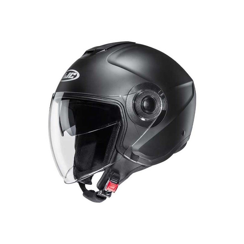 CASCO JET HJC I40N MONOCOLOR NEGRO METAL