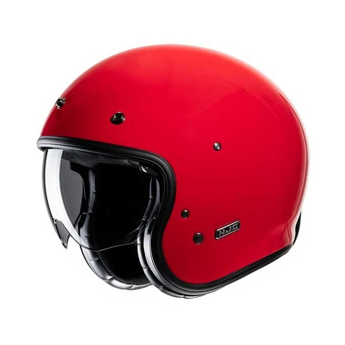 CASCO JET HJC V31 SOLID FLAME VERDE / NEGRO