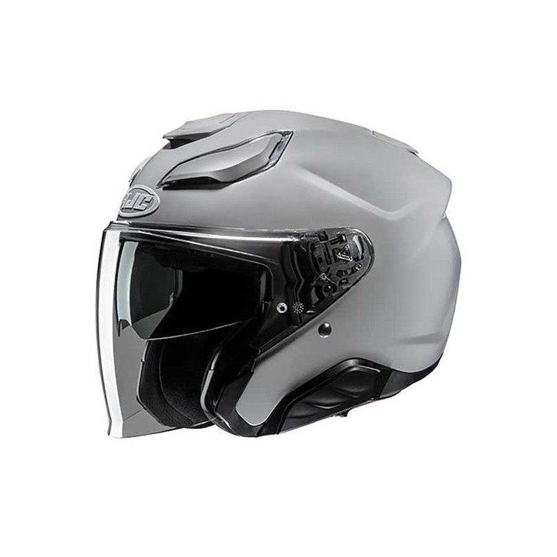 CASCO JET HJC F31 CERON NEGRO / ROJO / BLANCO