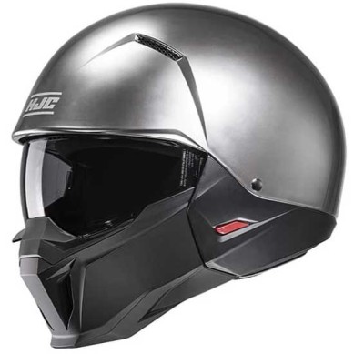 CASCO JET HJC I20 MONOCOLOR PLATA
