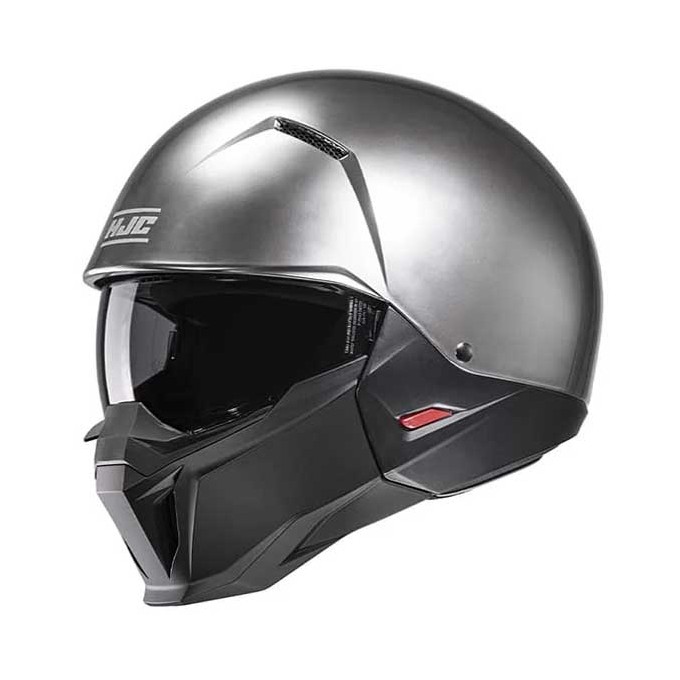 CASCO JET HJC I20 MONOCOLOR PLATA