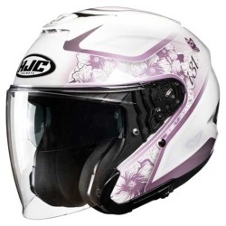 CASCO JET HJC I31 IONA NEGRO / MORADO