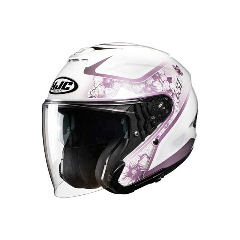 CASCO JET HJC I31 IONA NEGRO / MORADO
