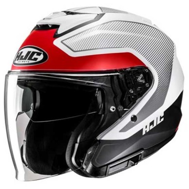 CASCO JET HJC I31 RENO BLANCO / ROJO / AZUL