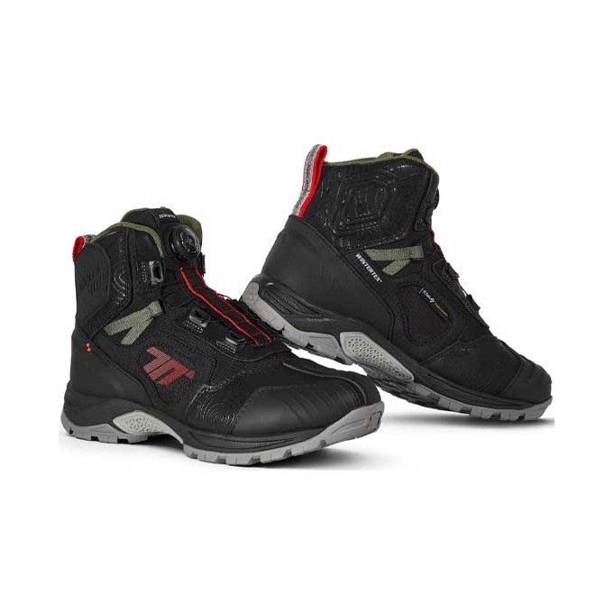 BOTA ENDURO MT HELMETS SD-BA7 STELVIO BAJA NEGRO / VERDE / ROJO