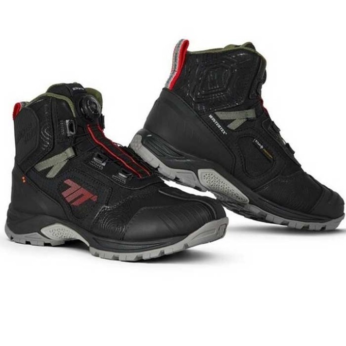 BOTA ENDURO MT HELMETS SD-BA7 STELVIO BAJA NEGRO / ROJO