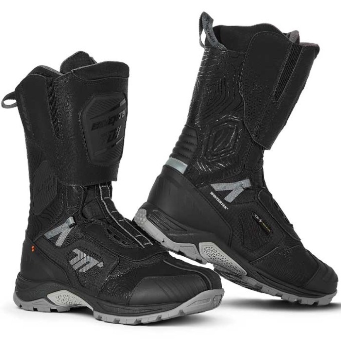 BOTA ENDURO MT HELMETS SD-BA7 STELVIO BAJA NEGRO / ARENA / AMARILLO