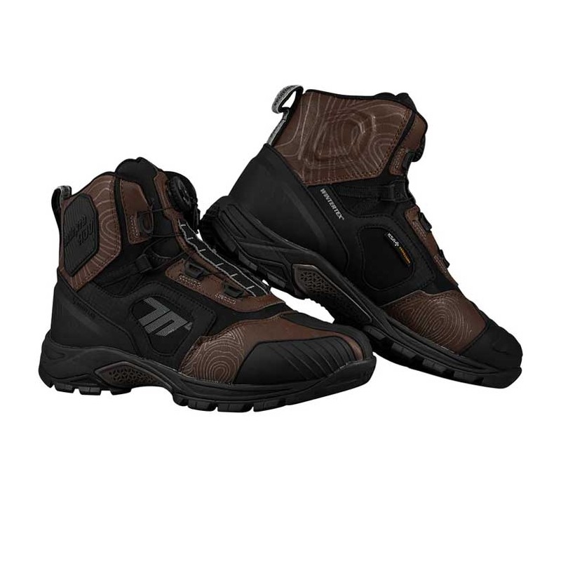 BOTA ENDURO MT HELMETS SD-BA7 STELVIO BAJA NEGRO / ARENA / AMARILLO