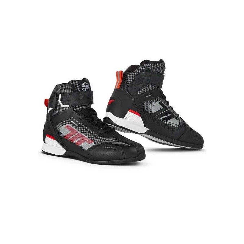 MT HELMETS BOTA SD-BR2 VELOCE NEGRO / ROJO / BLANCO 