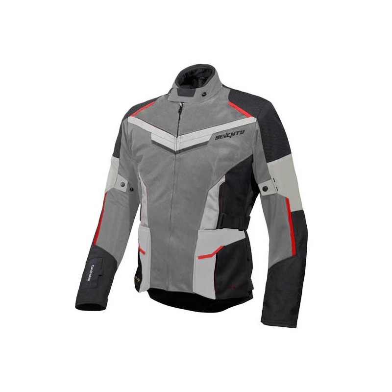 CHAQUETA HOMBRE MT HELMETS SD-JT70 ATACAMA HOMBRE NEGRO / GRIS / ROJO 