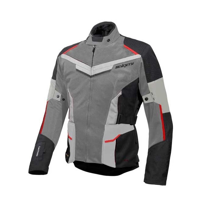 CHAQUETA HOMBRE MT HELMETS SD-JT70 ATACAMA HOMBRE NEGRO / GRIS / ROJO 