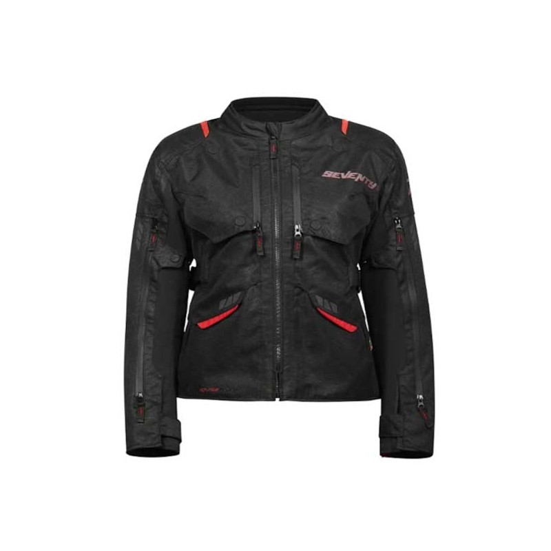 CHAQUETA HOMBRE SEVENTY DEGREES SD-JT67 TANAMI NEGRO / GRIS / AMARILLO FLÚOR 