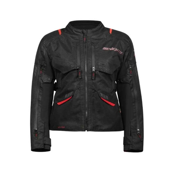 CHAQUETA HOMBRE SEVENTY DEGREES SD-JT67 TANAMI NEGRO / GRIS / AMARILLO FLÚOR 