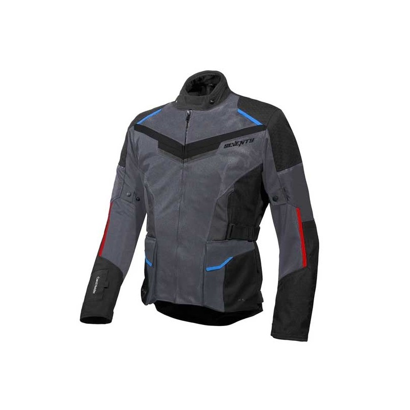 CHAQUETA HOMBRE SEVENTY DEGREES SD-JT70 ATACAMA HOMBRE NEGRO / GRIS / ROJO 