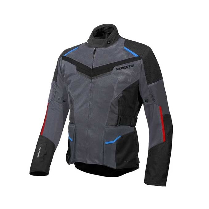 CHAQUETA HOMBRE SEVENTY DEGREES SD-JT70 ATACAMA HOMBRE NEGRO / GRIS / ROJO 