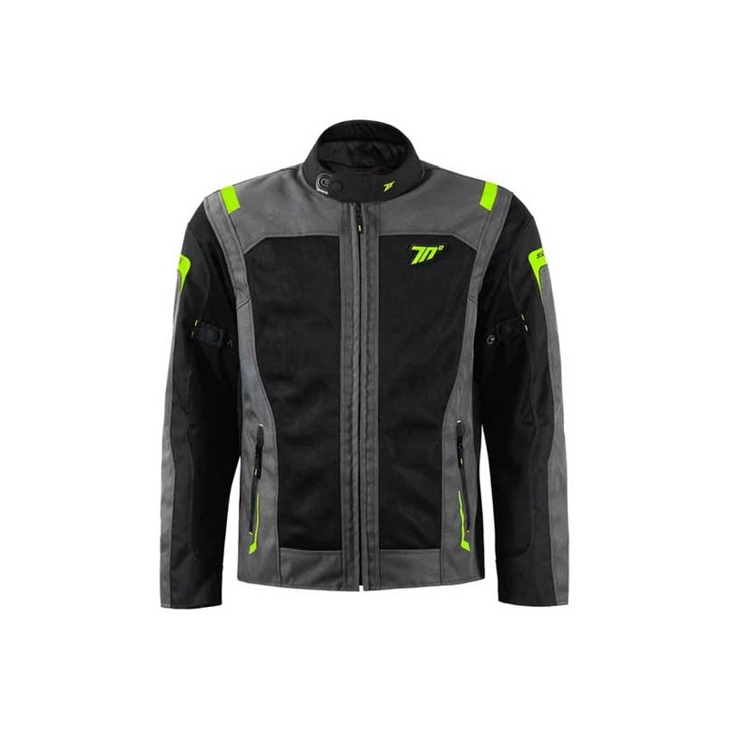 CHAQUETA HOMBRE SEVENTY DEGREES SD-JT66 SAHARA VERDE MILITAR / ROJO 