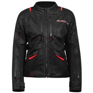 CHAQUETA MUJER INVIERNO SEVENTY DEGREES SD-JT69 TANAMI NEGRO / ROJO