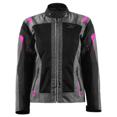 CHAQUETA MUJER SEVENTY DEGREES SD-JT68 SAHARA GRIS / FUCSIA