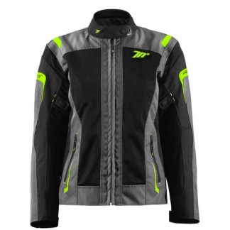 CHAQUETA MUJER SEVENTY DEGREES SD-JT68 SAHARA GRIS / AMARILLO FLÚOR