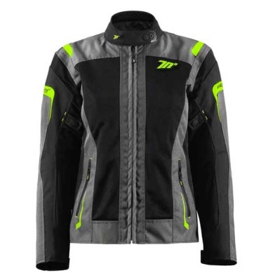 CHAQUETA MUJER SEVENTY DEGREES SD-JT68 SAHARA GRIS / AMARILLO FLÚOR