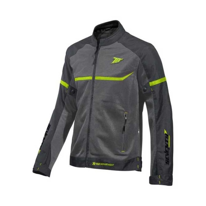 CHAQUETA HOMBRE SEVENTY DEGREES SD-JR65 PISTON NEGRO / GRIS / BLANCO