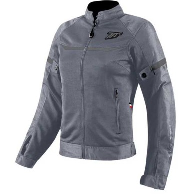 CHAQUETA DE VERANO MUJER SEVENTY DEGREES SD-JR30.2 MOJAVE GRIS/AMARILLO FLUOR