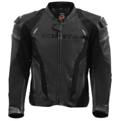 CHAQUETA HOMBRE SEVENTY DEGREES SD-JR65 PISTON NEGRO / GRIS / AMARILLO FLÚOR