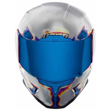 CASCO ICON AIRFRAME PRO CARBON KRAZY KLOWN 2 AZUL / MORADO