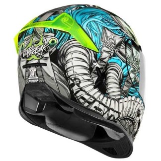 CASCO ICON AIRFRAME PRO TEJAS LIBRE AZUL / DORADO / PLATEADO