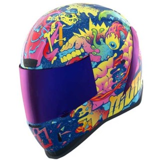 CASCO ICON AIRFORM DINO FURY AZUL