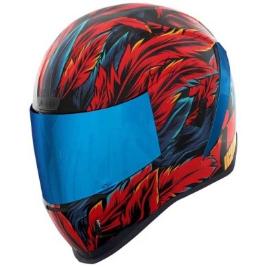 CASCO ICON AIRFORM SCATLERBRAIN AZUL / MORADO