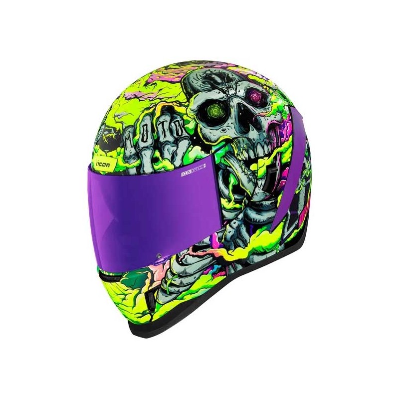 CASCO ICON AIRFORM FEVER DREAM ROJO / AZUL