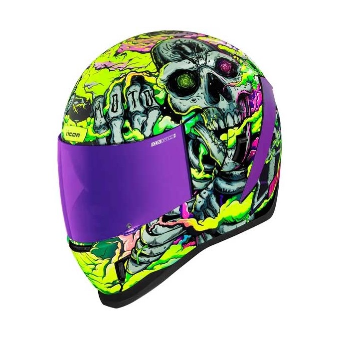 CASCO ICON AIRFORM FEVER DREAM ROJO / AZUL