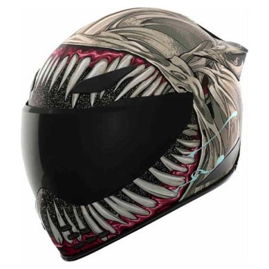 CASCO ICON DOMAIN GRAND MAW GRIS / ROJO