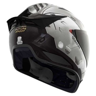 CASCO ICON DOMAIN GRAND MAW GRIS / ROJO