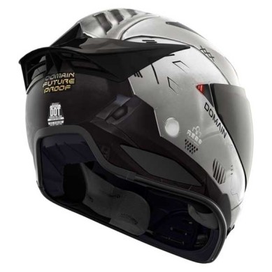 CASCO ICON DOMAIN GRAND MAW GRIS / ROJO