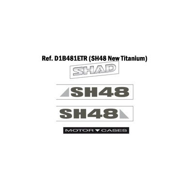 SET ADHESIVOS SH 48 GRIS OSCURO