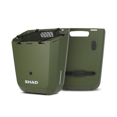 DAILY BIKE BOX 20L FIXED MOUNT AMSTERDAM GREEN