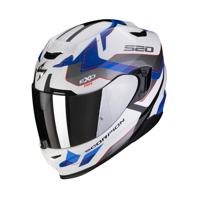 CASCO SCORPION EXO-520 EVO AIR ELAN BLANCO PERLA TALLA L