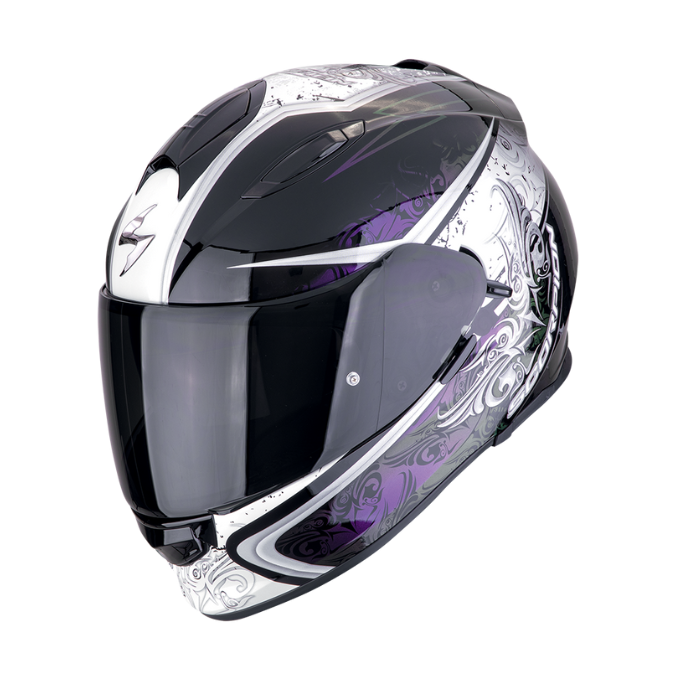 CASCO SCORPION EXO-491 RUN NEGRO NEGRO/CAMALEÓN