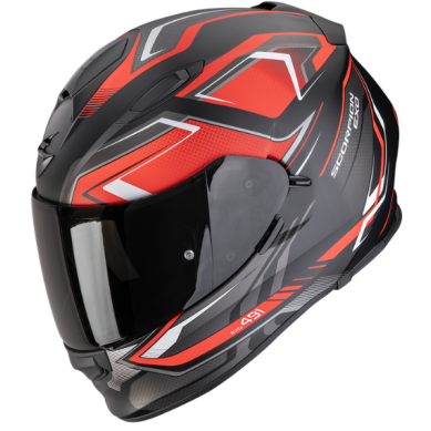 CASCO SCORPION EXO-491 ZUMO Negro mate-Rojo