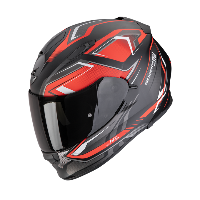 CASCO SCORPION EXO-491 ZUMO Negro mate-Rojo