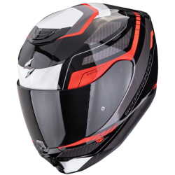 CASCO SCORPION EXO-391 LEO NEGRO-ROJO