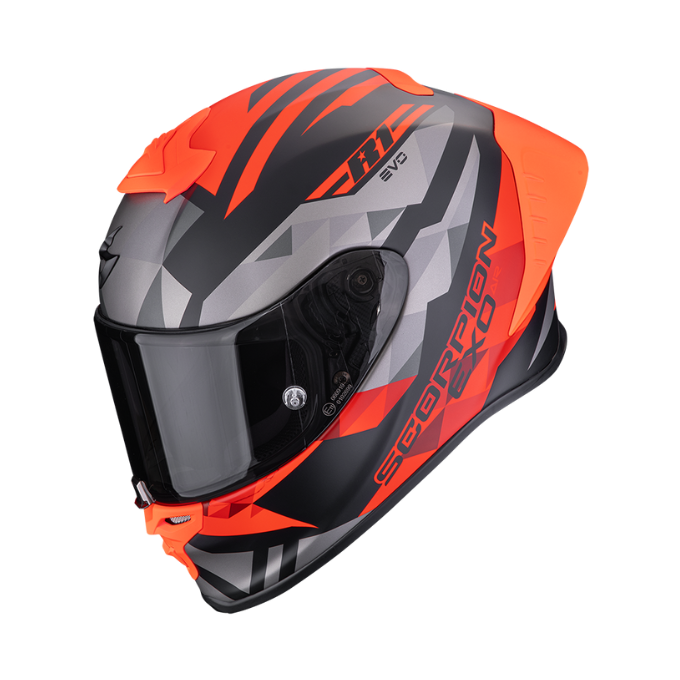 SCORPION EXO-R1 EVO II AIR VALERE Negro mate-Rojo