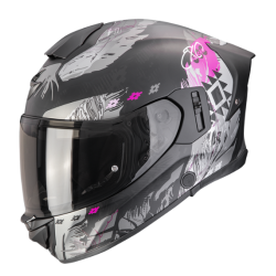 CASCO SCORPION EXO-530 AIR HADJI NEGRO MATE / ROSA