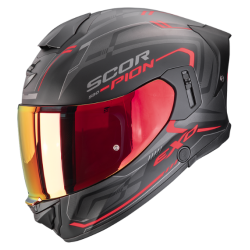 CASCO SCORPION EXO 530 AIR SLOPE NEGRO MATE / ROJO