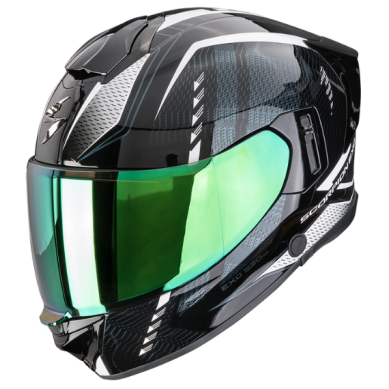 CASCO SCORPION EXO 530 AIR THERAS NEGRO / CAMALEÓN / BLANCO